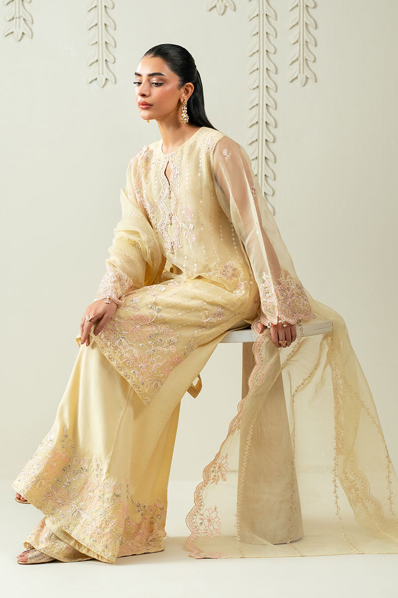 ROSETTE GLOW -3PC (SHIRT, TROUSER & DUPATTA)