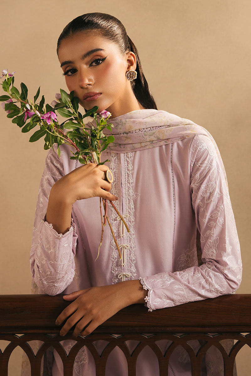 LAVENDER DREAM- 3PC EMBROIDERED LAWN SUIT