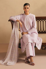 LAVENDER DREAM-3PC (SHIRT, TROUSER & DUPATTA)