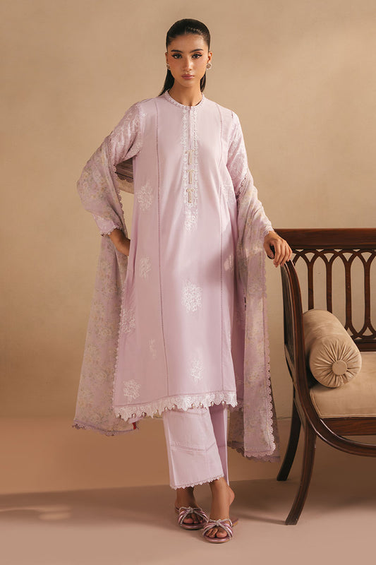 LAVENDER DREAM- 3PC EMBROIDERED LAWN SUIT