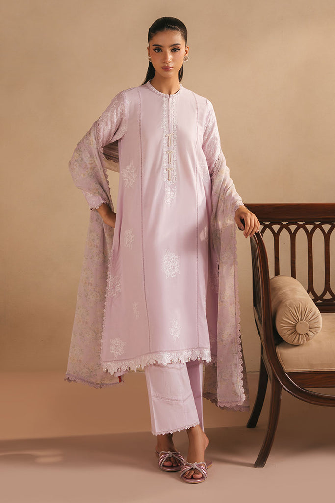 LAVENDER DREAM-3PC (SHIRT, TROUSER & DUPATTA)