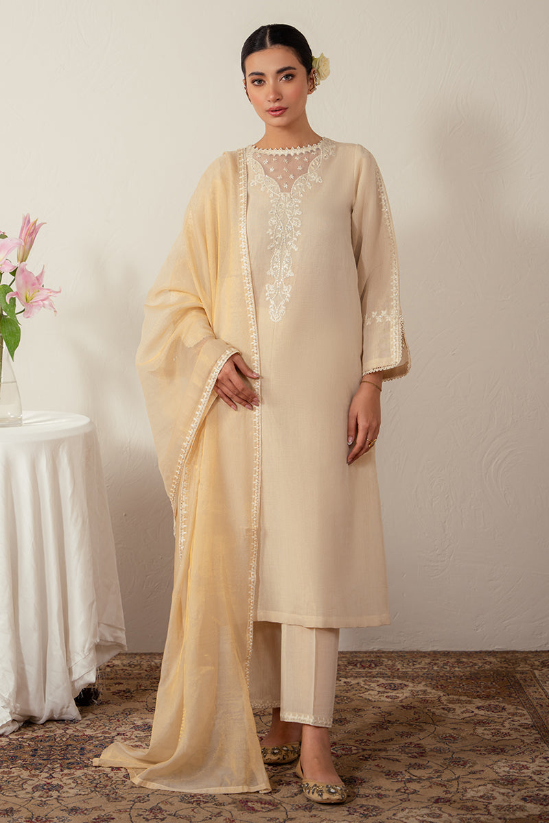PEARLED IVORY-2PC (SHIRT & DUPATTA)