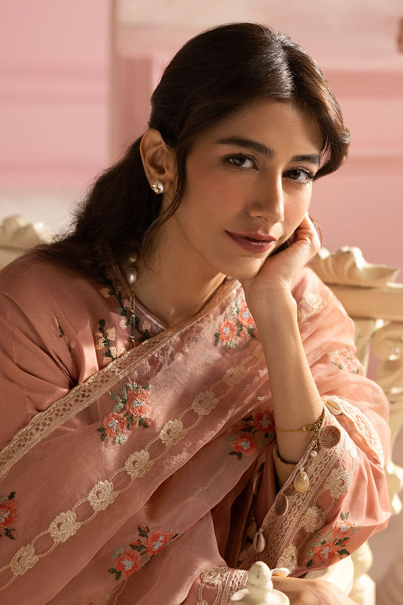 ROSE QUARTZ-3PC (SHIRT, TROUSER & DUPATTA)