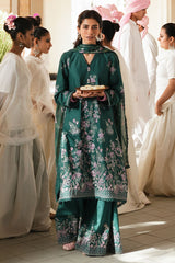 LAUREL GREEN-3PC (SHIRT, TROUSER & DUPATTA)