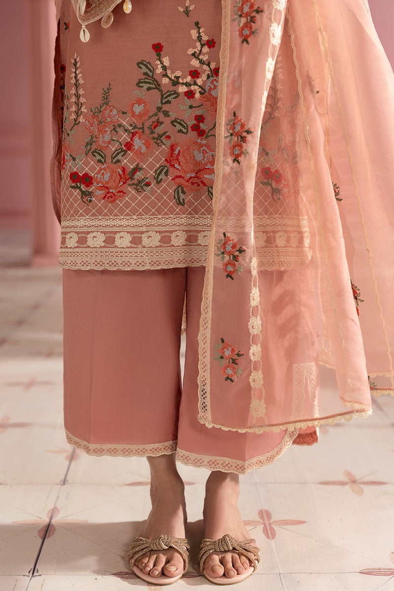 ROSE QUARTZ-3PC (SHIRT, TROUSER & DUPATTA)