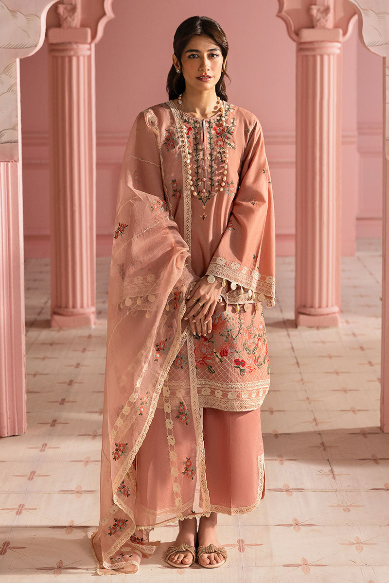 ROSE QUARTZ-3PC (SHIRT, TROUSER & DUPATTA)