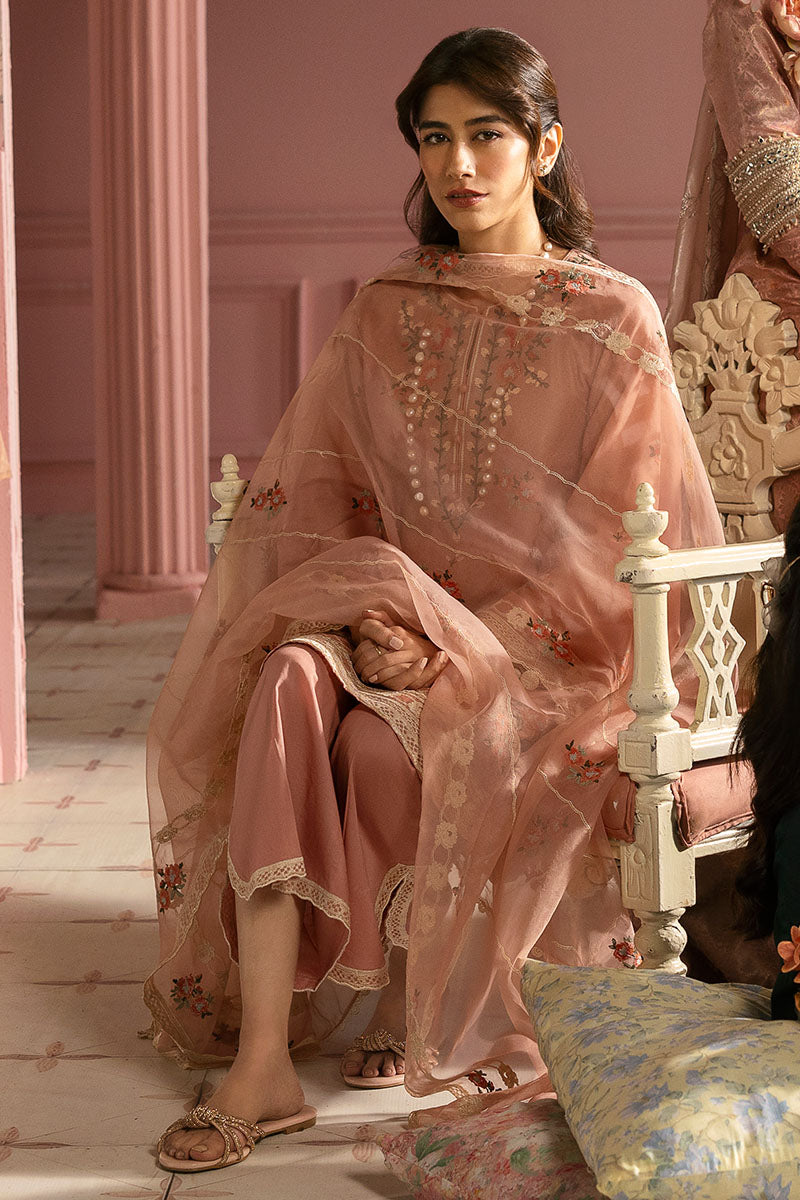 ROSE QUARTZ-3PC (SHIRT, TROUSER & DUPATTA)