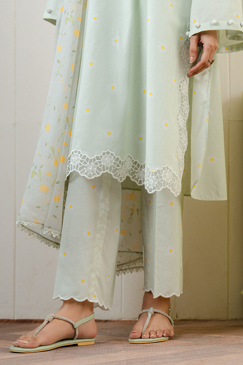 DAISY BLOOM-3 PC PRINTED LAWN SUIT