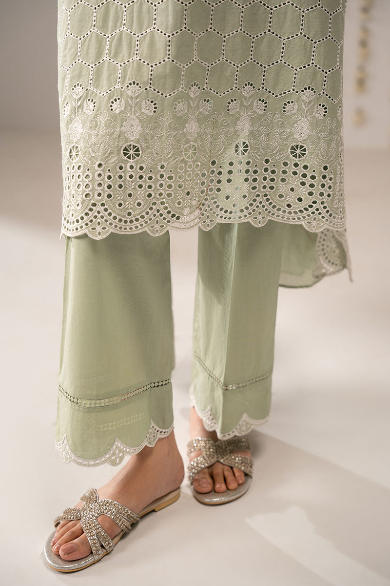 LUSH GREEN-3PC (SHIRT,TROUSER & DUPATTA)