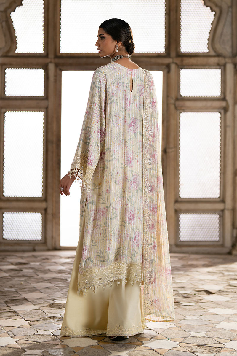 MUTED CELADON-3PC SILK EMBROIDERED PRET