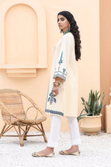 CREAM SAND - EMBROIDERED SHIRT