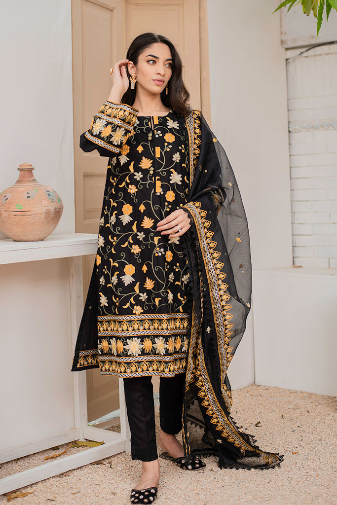 RAVEN ASTER - EMBROIDERED SHIRT - 3PC