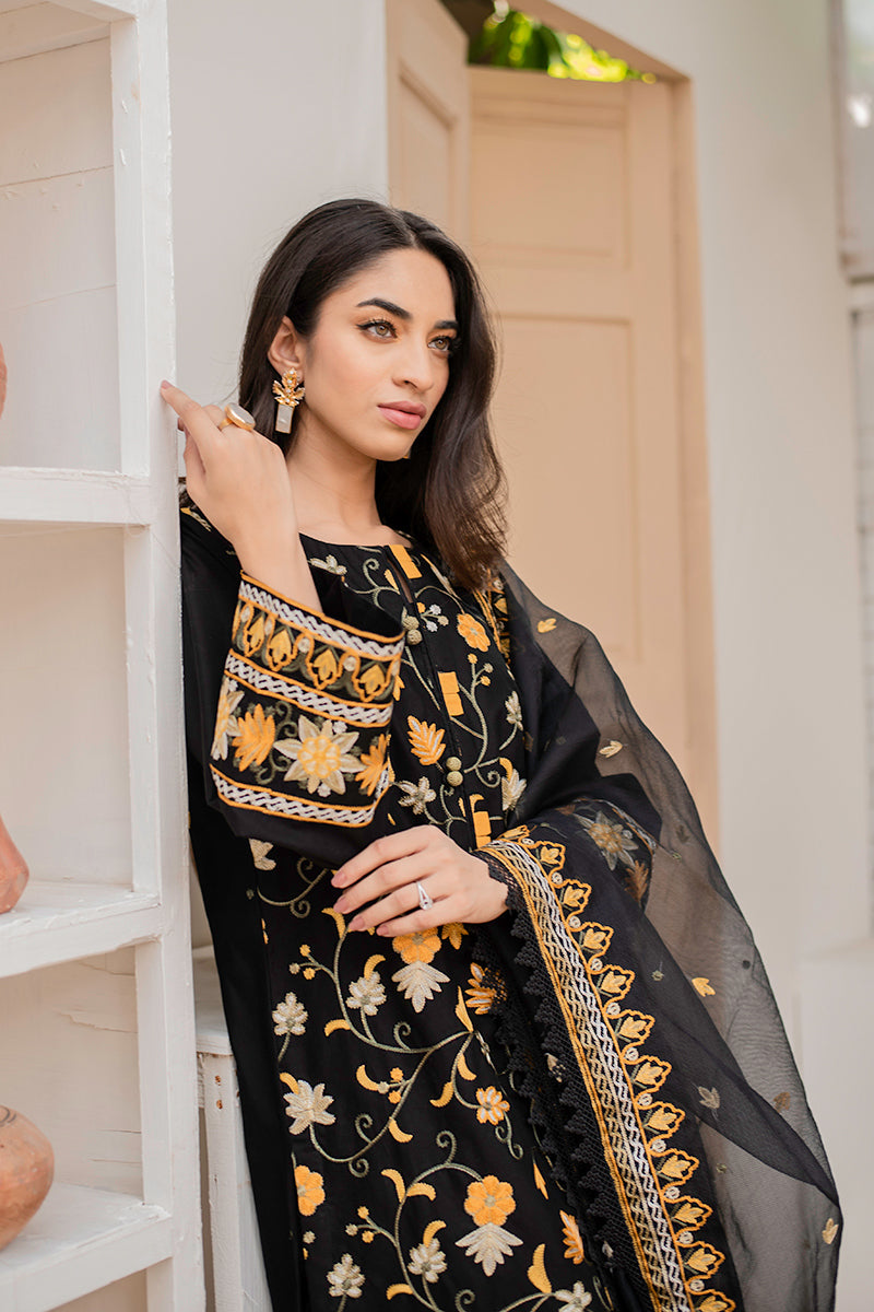 RAVEN ASTER - EMBROIDERED SHIRT - 3PC