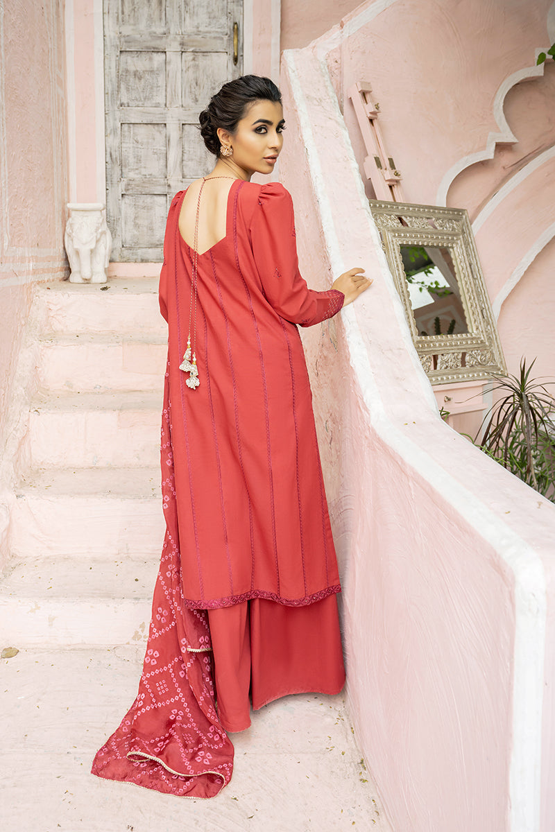 MANDARIAN MARS - EMBROIDERED LAWN - 3 PCS