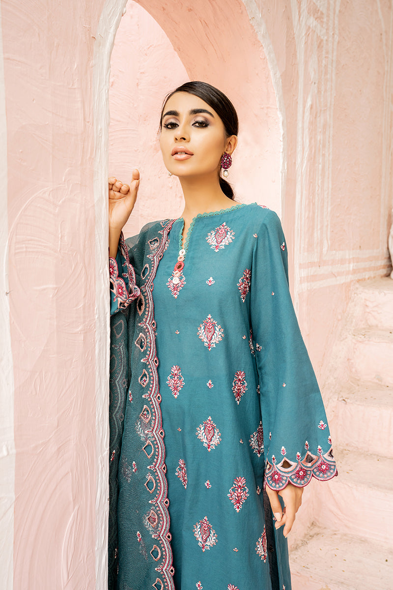 HARBOR CAMEO - EMBROIDERED LAWN - 3 PCS