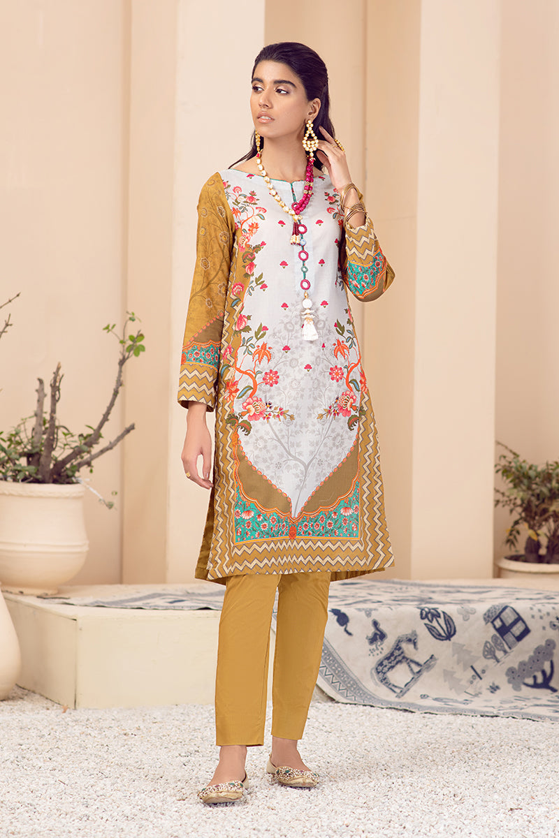 OLIVE CHEVRON - 1 PC