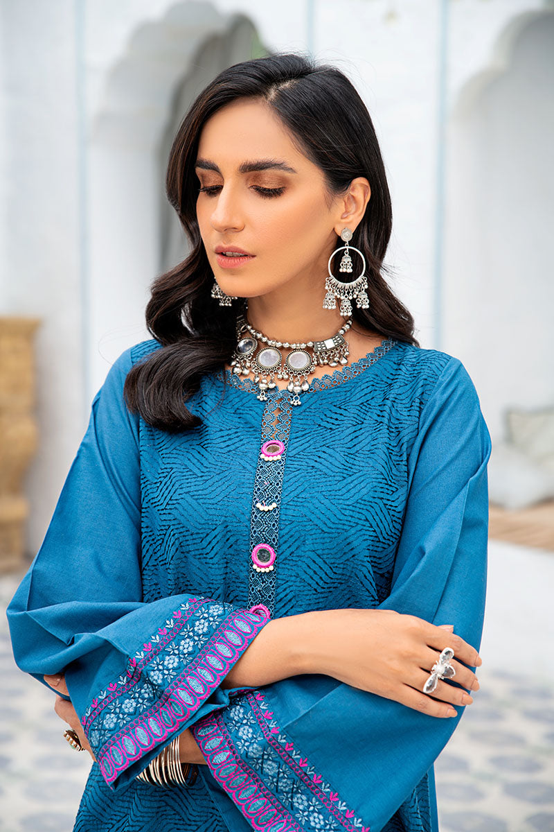 AZURE TUFFET - EMBROIDERED SHIRT