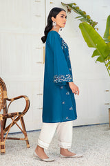 AZURE CERISE - EMBROIDERED SHIRT