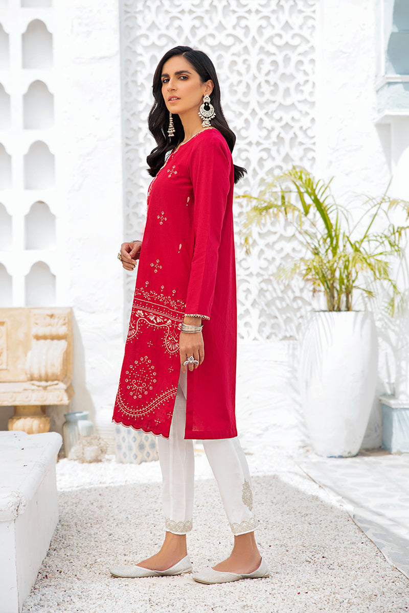 CRIMSON ARCH - EMBROIDERED SHIRT
