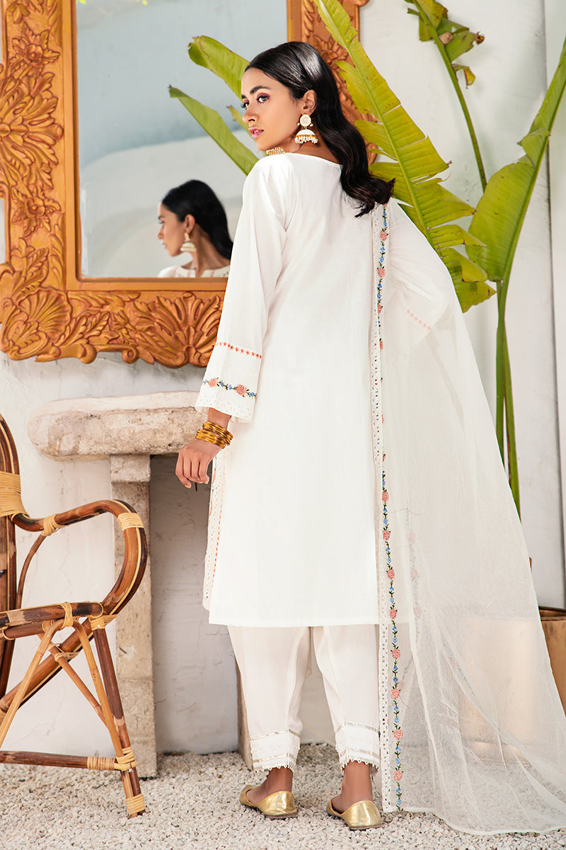 PEARL WINE - 2PC - EMBELLISHED SHIRT