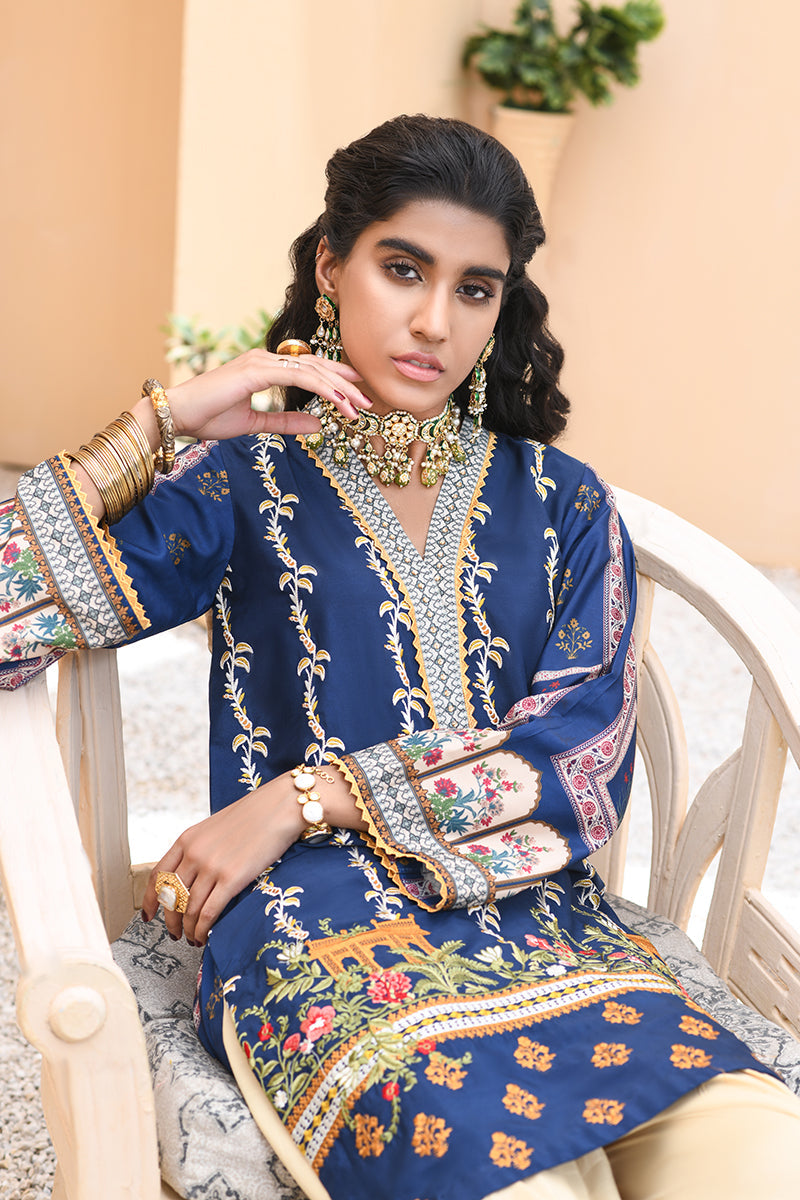 ROYAL REFLECTION - EMBROIDERED SHIRT