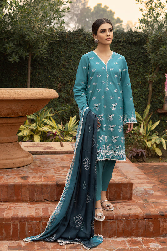 TEAL BLOOM 3PC