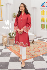 GHAZAL-2PC ( SHIRT & EMBROIDERED DUPATTA )
