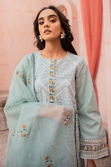 MINT AMBER-2PC (SHIRT & DUPATTA)