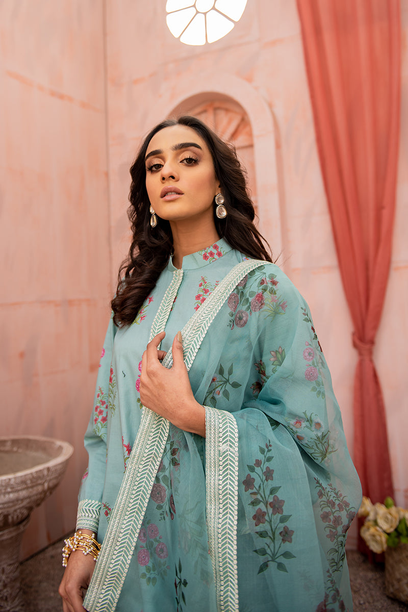 FLORAL WASABI-2PC (SHIRT & DUPATTA)