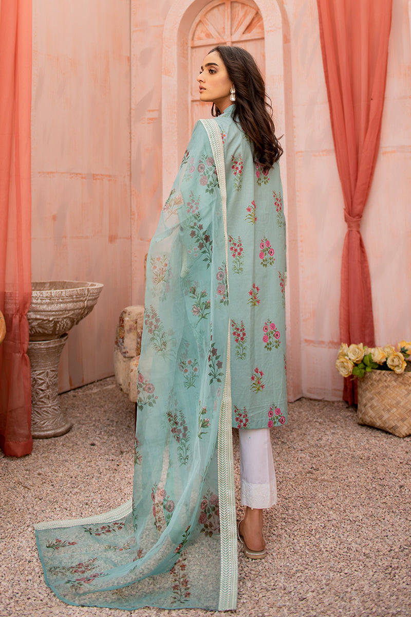 FLORAL WASABI-2PC (SHIRT & DUPATTA)