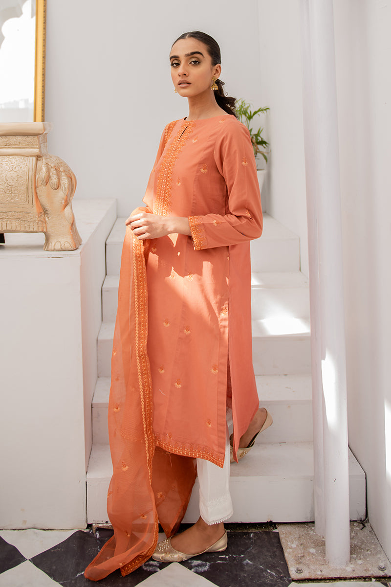 TANGERINE ORCHID 2PC