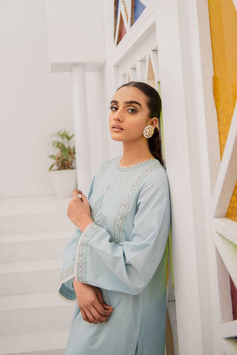 BERYL MURK EMBROIDERED SHIRT