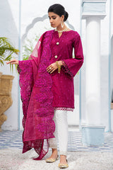 PLUM SIENNA-2PC (SHIRT & DUPATTA)