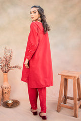 RUBY RED-2PC (SHIRT & TROUSER)