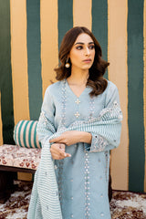 SKY RUSH-2PC (SHIRT & DUPATTA)