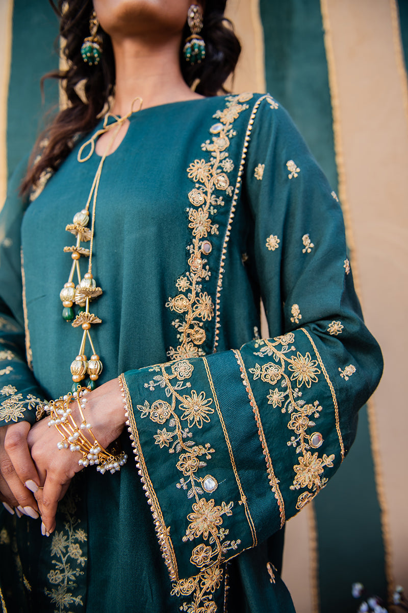 ANTIQUE GREEN-2PC (SHIRT & DUPATTA)