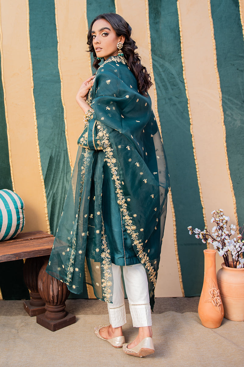 ANTIQUE GREEN-2PC (SHIRT & DUPATTA)