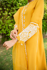 MUSTARD IZEL-2PC (SHIRT & DUPATTA)