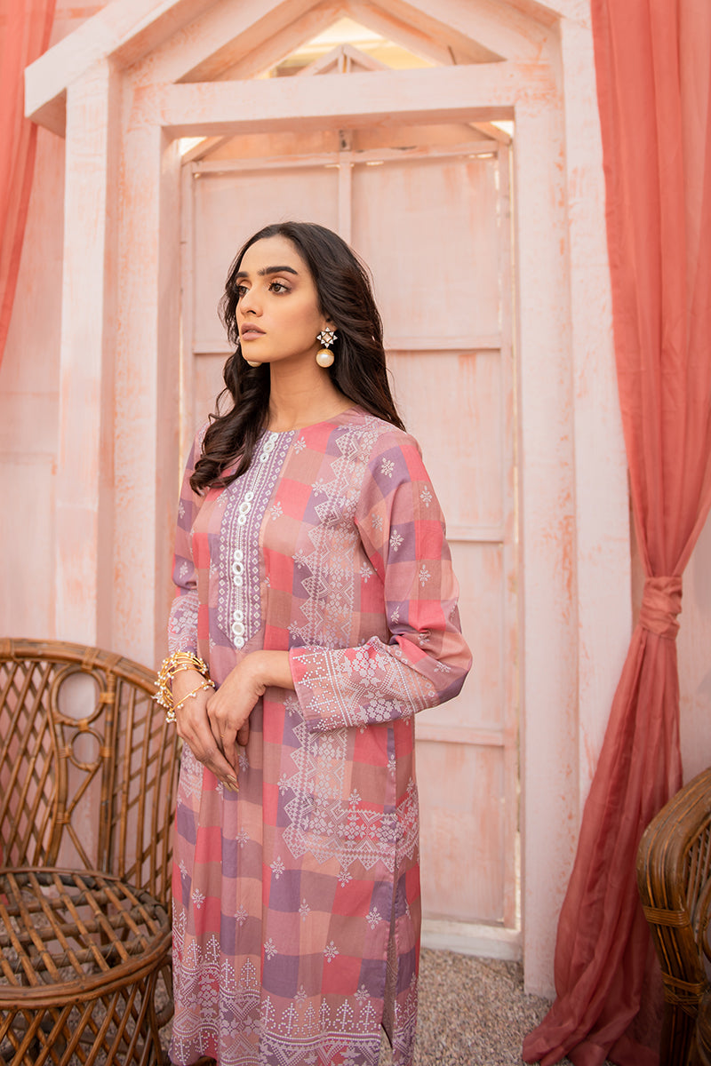 PASTEL QUAD PRINTED SHIRT