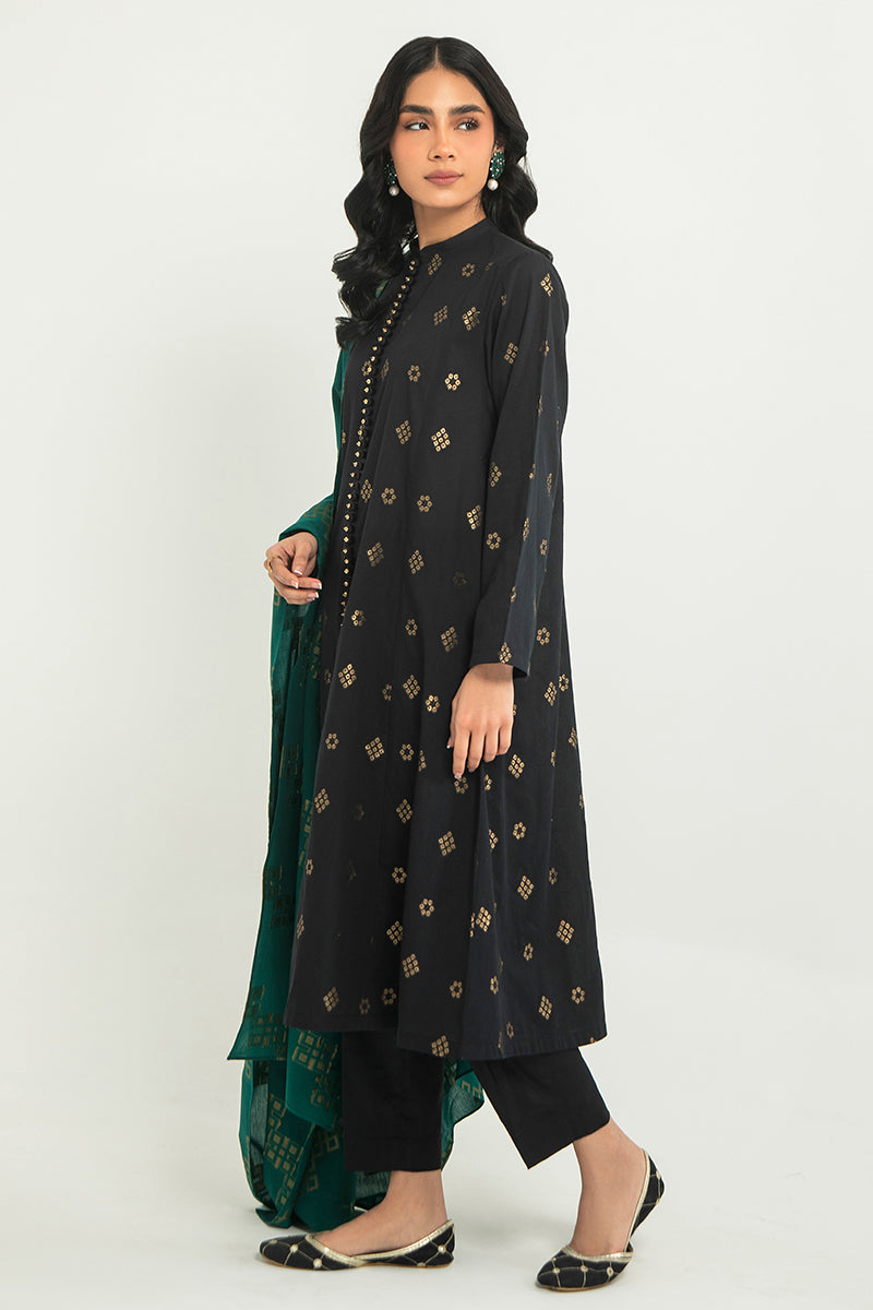 PEARL LIGHT-B-3PC COTTON JACQUARD SUIT