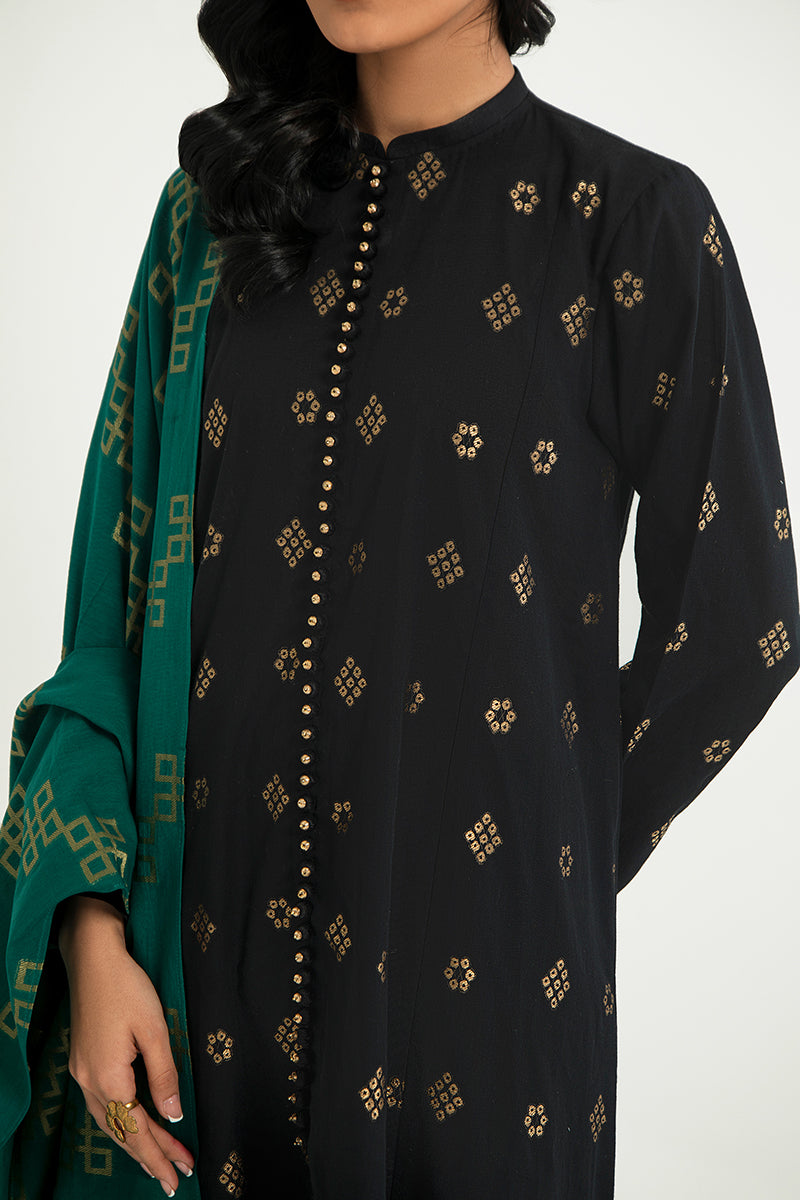 PEARL LIGHT-B-3PC COTTON JACQUARD SUIT