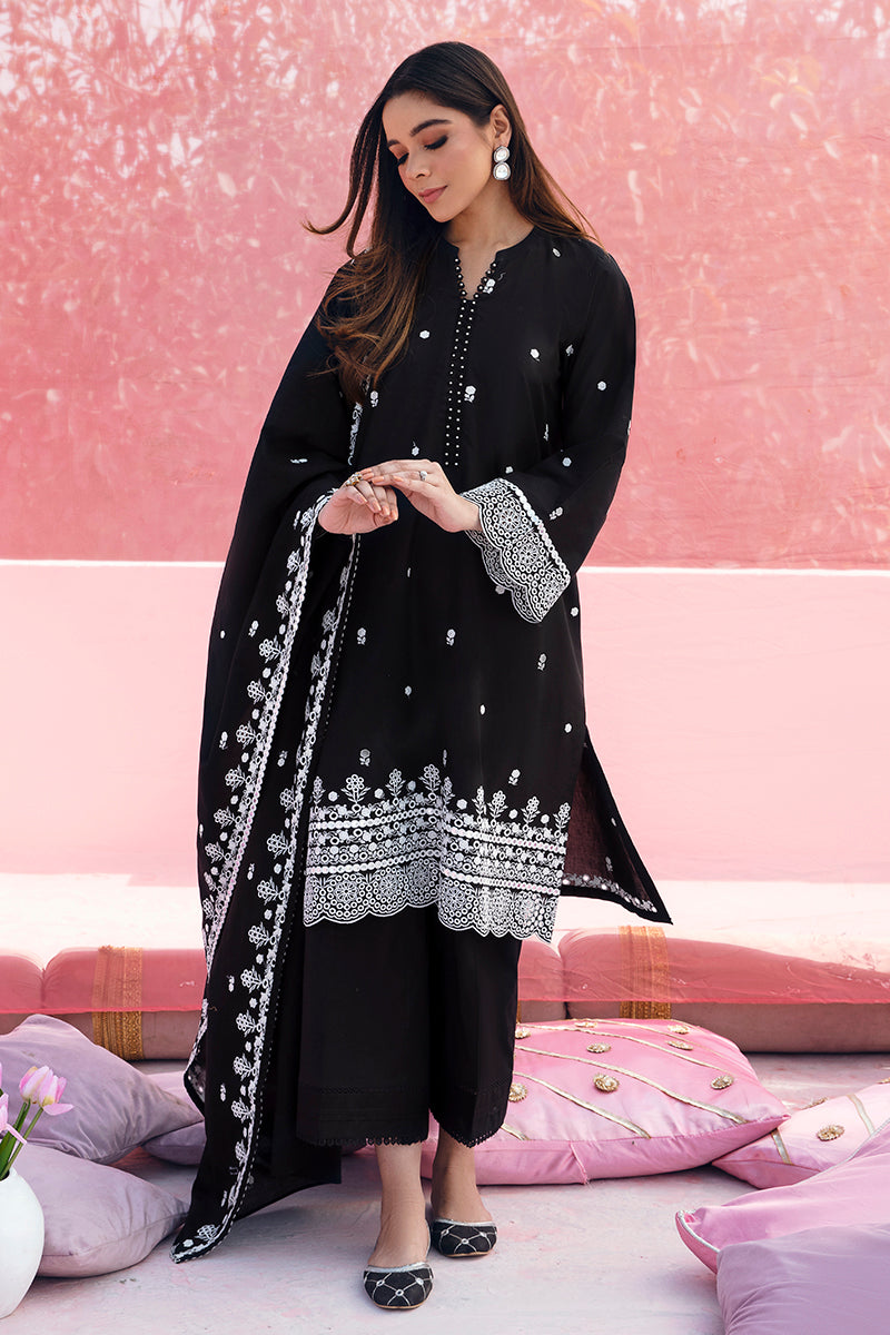 RAVEN BLOOM-3PC LAWN EMBROIDERED SUIT