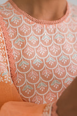 VIVID SUNSET-3PC EMBROIDERED LAWN SUIT