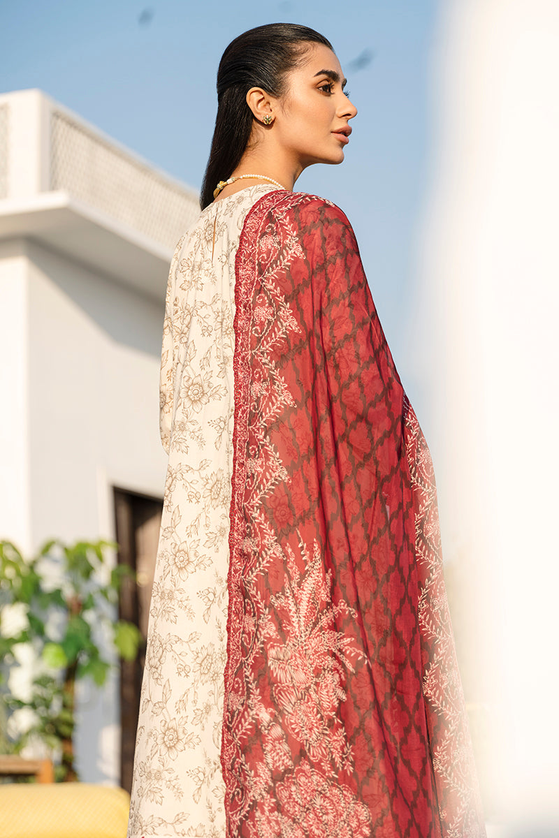 ALABASTER TINT-3PC DIGITAL PRINTED LAWN SUIT