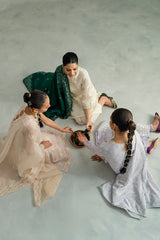 PASTEL BOW-3PC COTTON JACQUARD SUIT