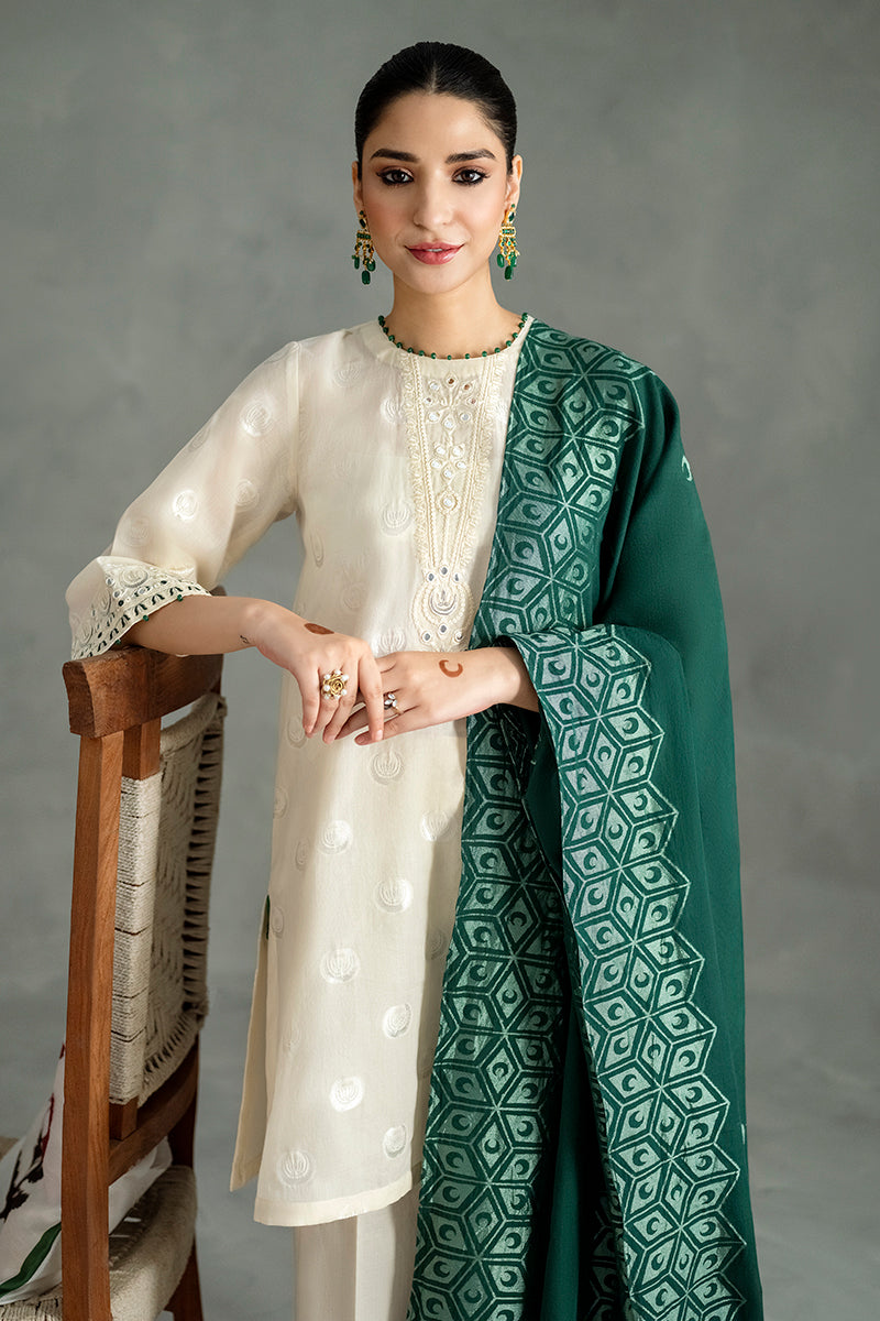 MOON BEAM-3PC COTTON JACQUARD SUIT