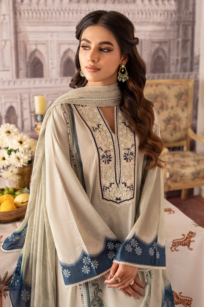 MINTY MEADOW-3PC PRINTED LAWN SUIT