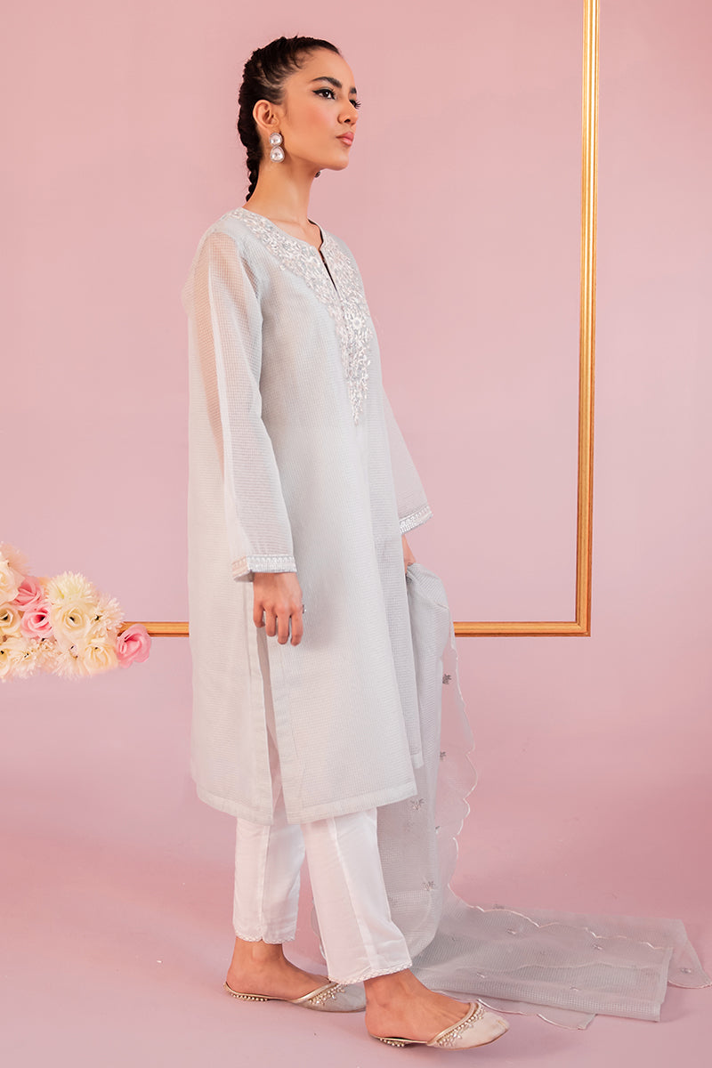AQUA HAZE-2PC (SHIRT & DUPATTA)