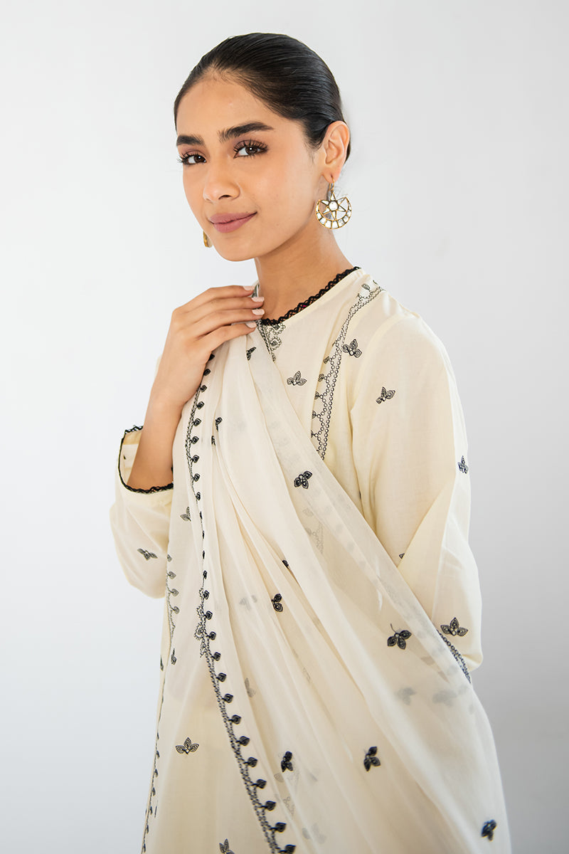 SAND SHELL-2PC (SHIRT & DUPATTA)