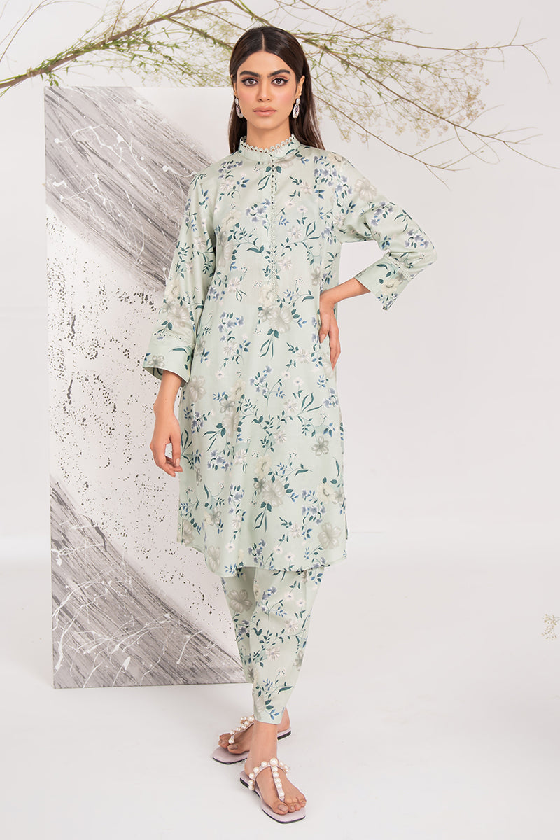 WATER LILLY-2PC (SHIRT & TROUSER)
